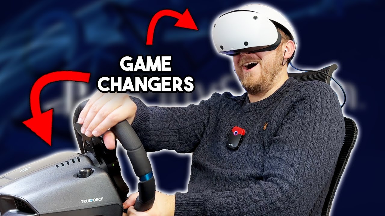 I got the Logitech G923 steering wheel for my PSVR2. Holy ****!