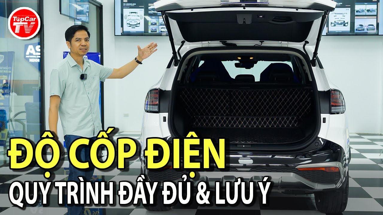 8 bước lắp đặt cốp điện Dr. Door - Lưu ý về hệ thống điện và đăng kiểm | TIPCAR TV