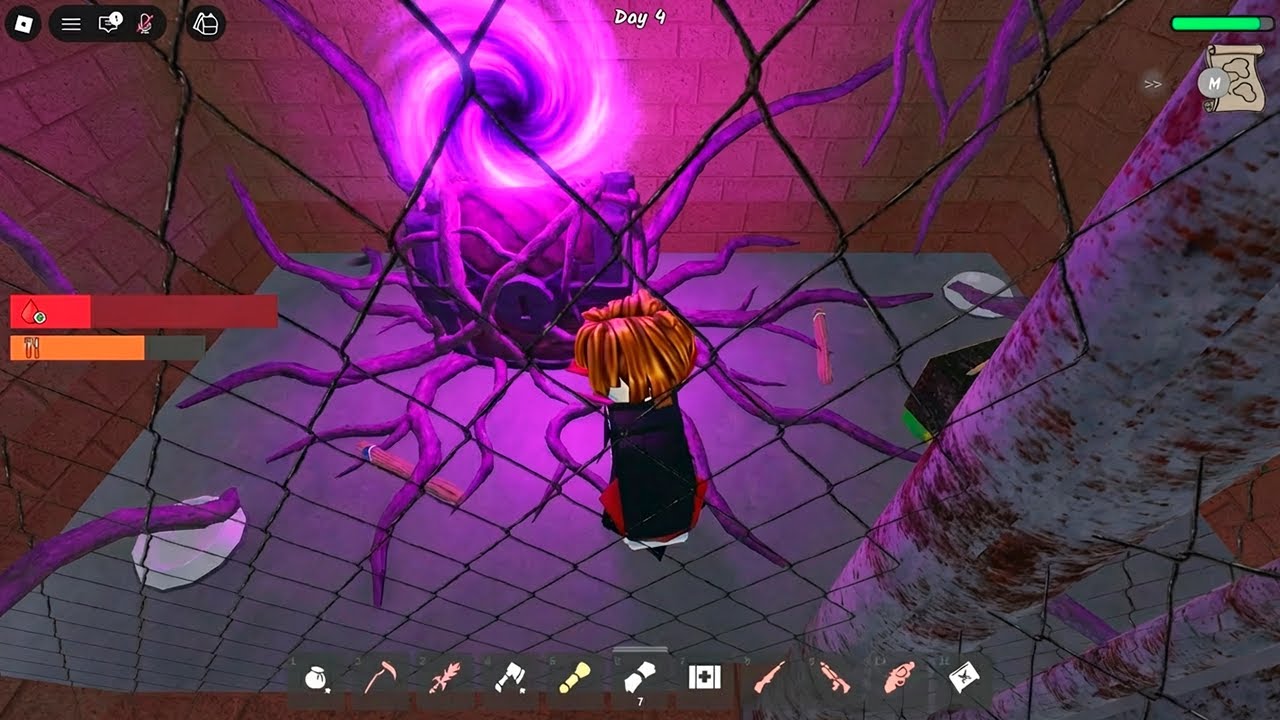 The New CORRUPTED PORTAL + New Chest HARD MODE 99 Nights in The Forest