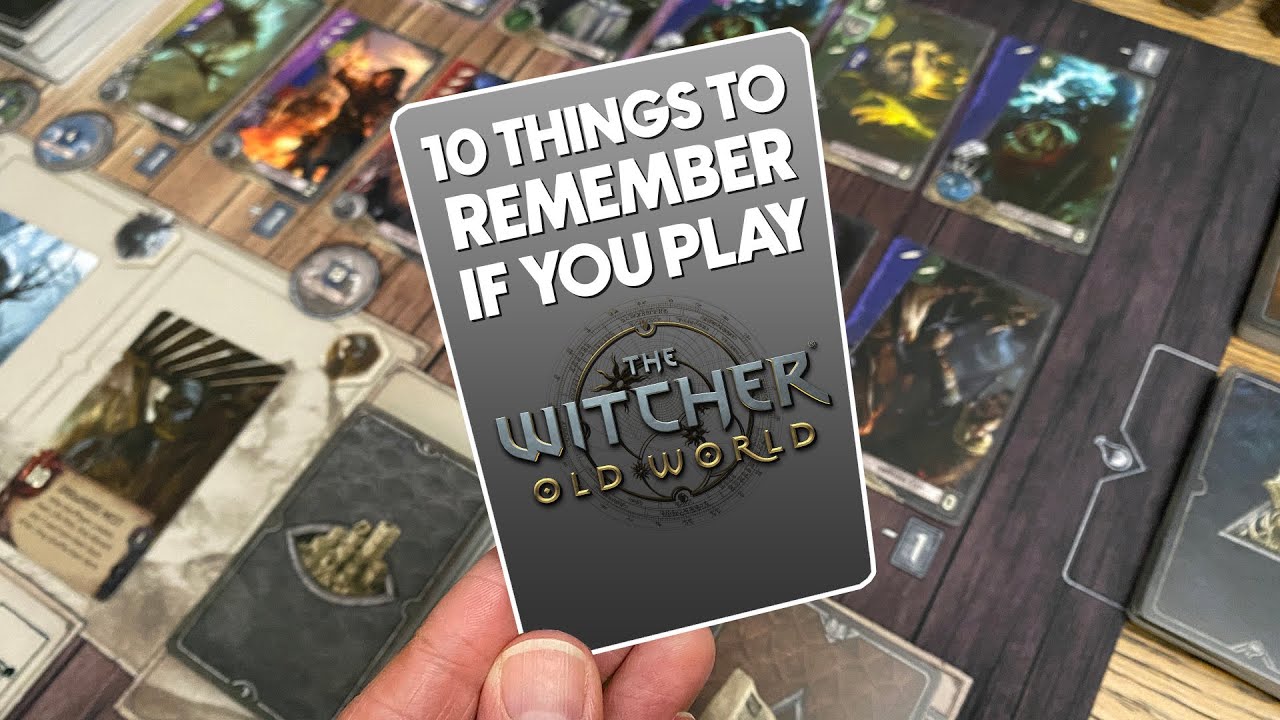 10 Tips You Don't Want to Forget for The Witcher: Old World