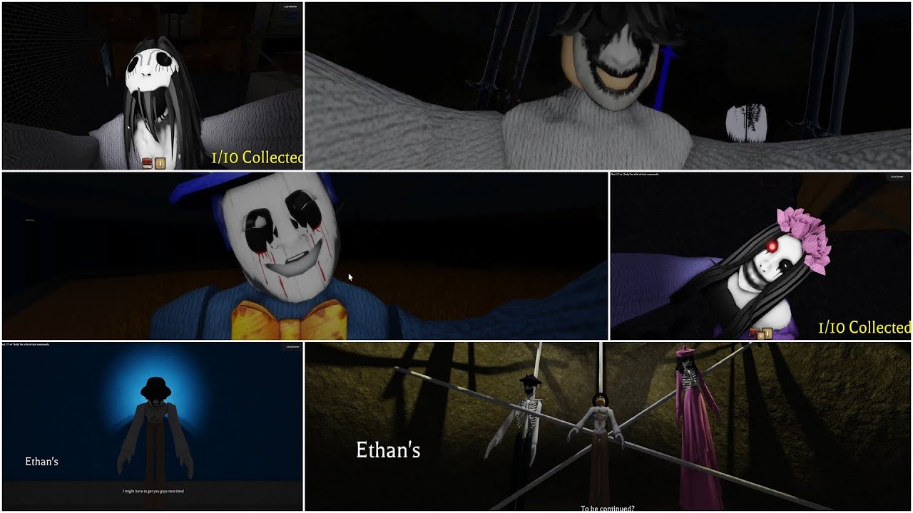 ALL SCARY MOMENTS AND JUMPSCARES / The Yard / Ethan's Nightmare - Roblox