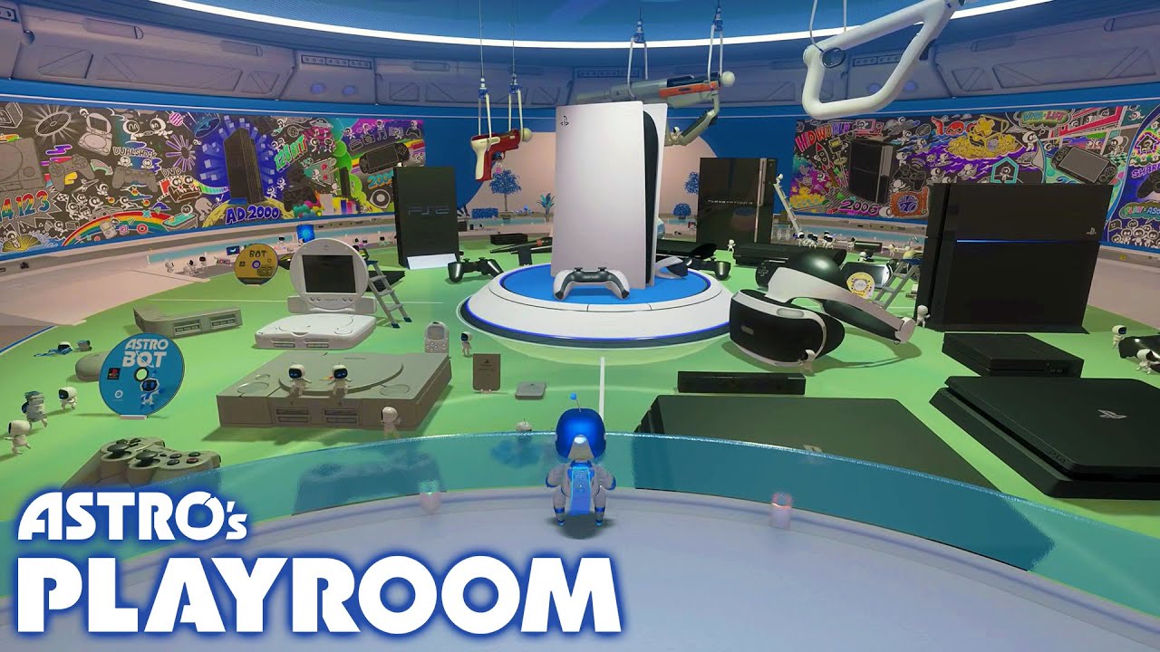 Astro's Playroom (PS5) - Playstation Labo Tour (All Items Unlocked)