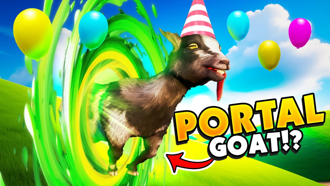 I Opened a PORTAL To Another Dimension in Goat Simulator 3!