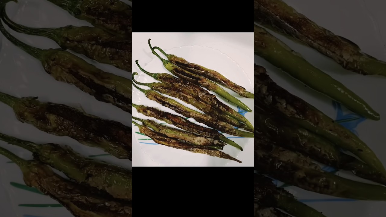 Masala Mirchi fry Recipe out now!easy & quick recipe🌶️#food #recipe