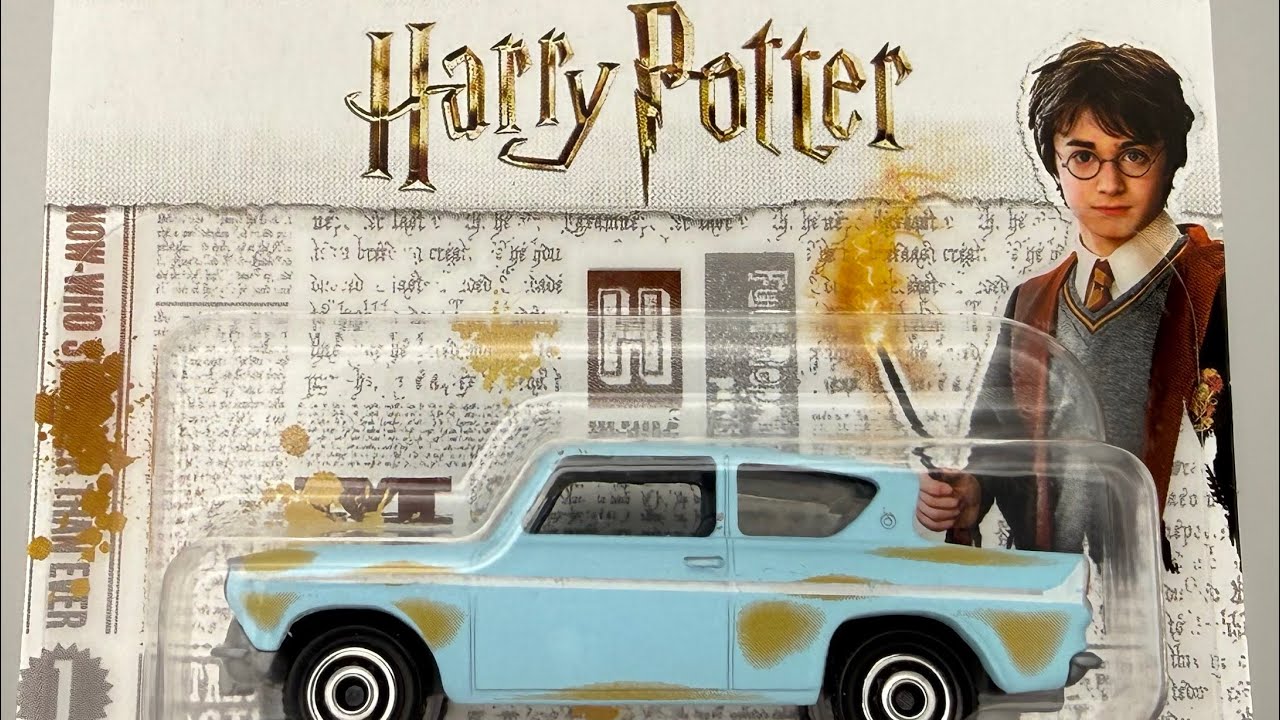 MATCHBOX HARRY POTTER 1962 FORD ANGLIA  VON MATTEL HOT WHEELS 