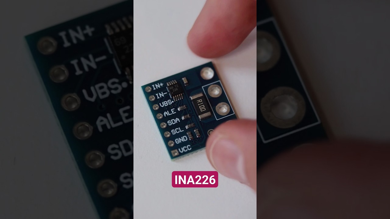 Датчик TI INA226 для измерения тока, напряжения и мощности на Arduino, ESP32 или Raspberry Pi #sh...