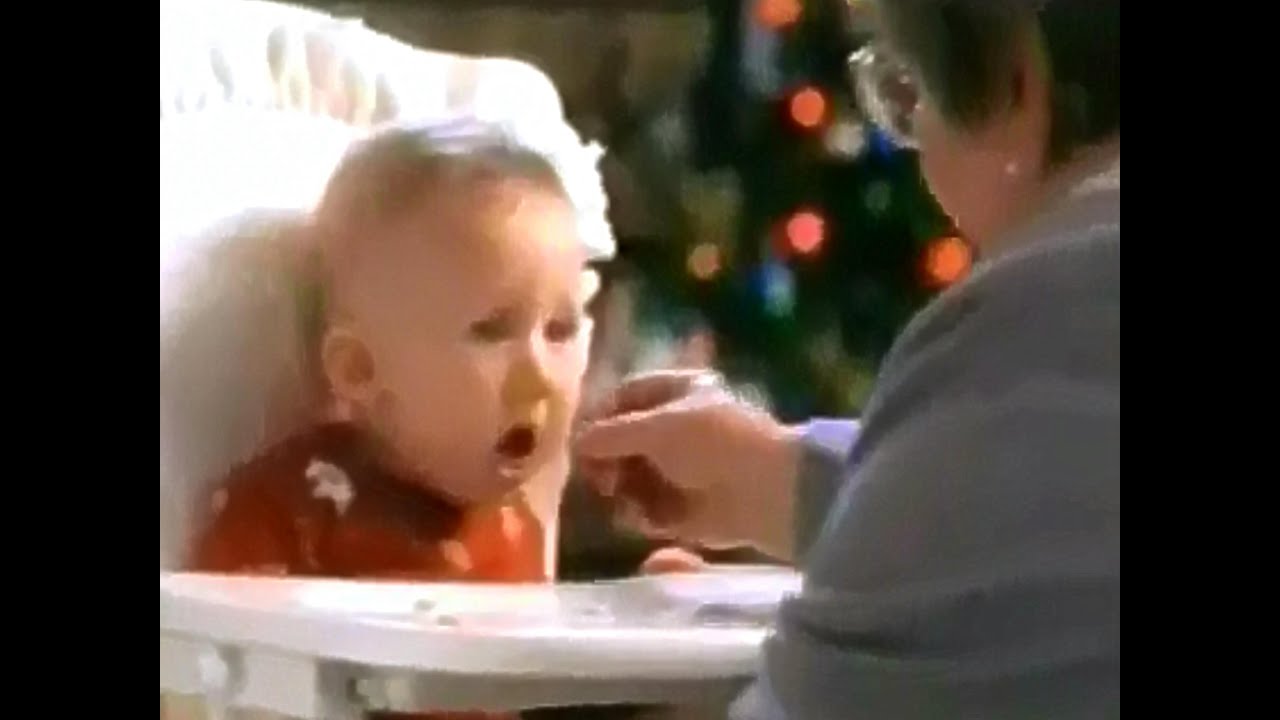 Cheerios with Grandma GrandBaby's First Christmas 1999 TV Commercial HD