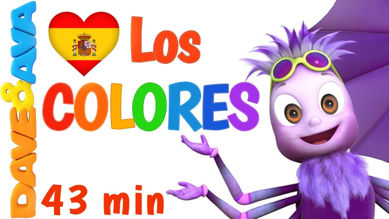 🌈 Сanciones Infantiles | La Сanción de los Colores – Colección | Canciones Infantiles de Dave y Ava🌈