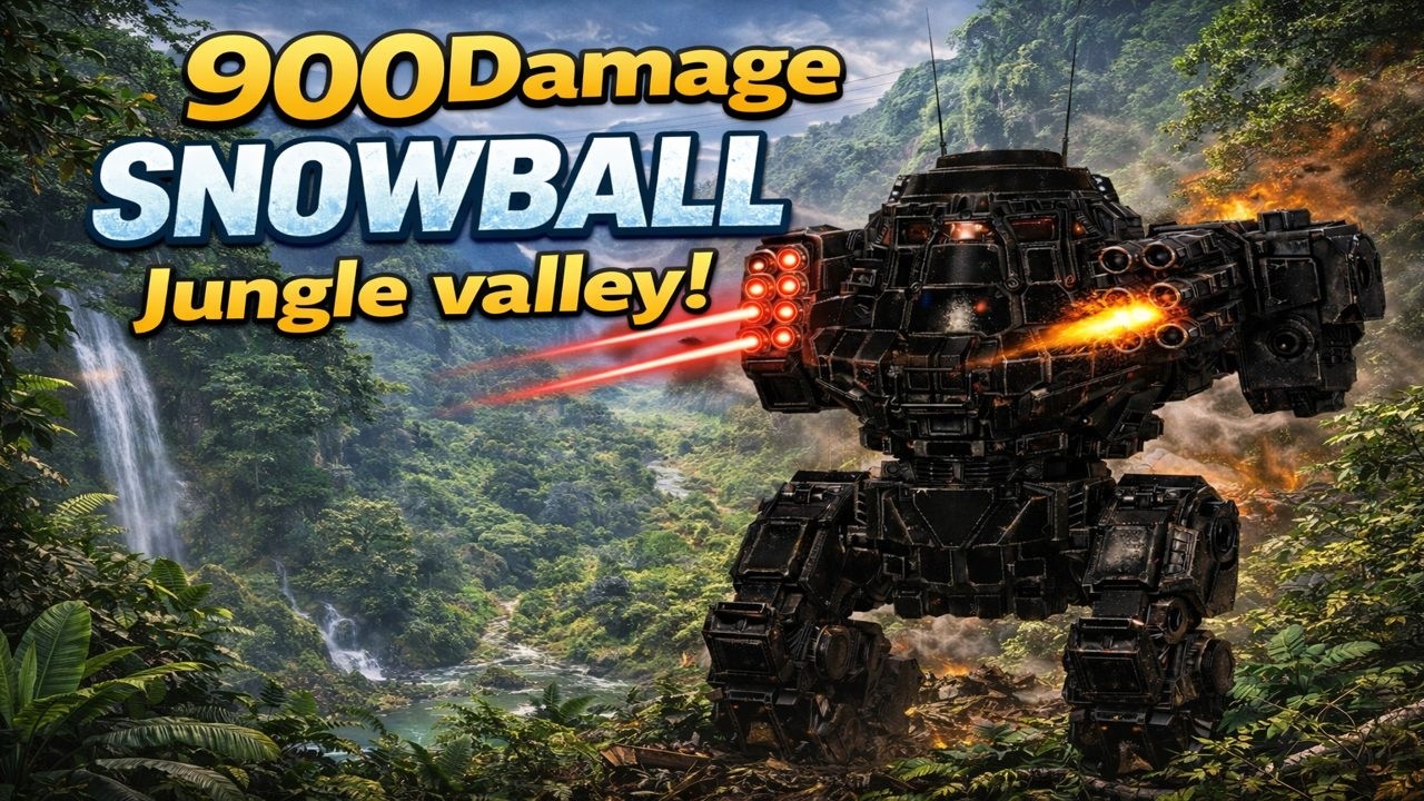 900 Damage in a light mech?! Possible with a Snowballs Chance!