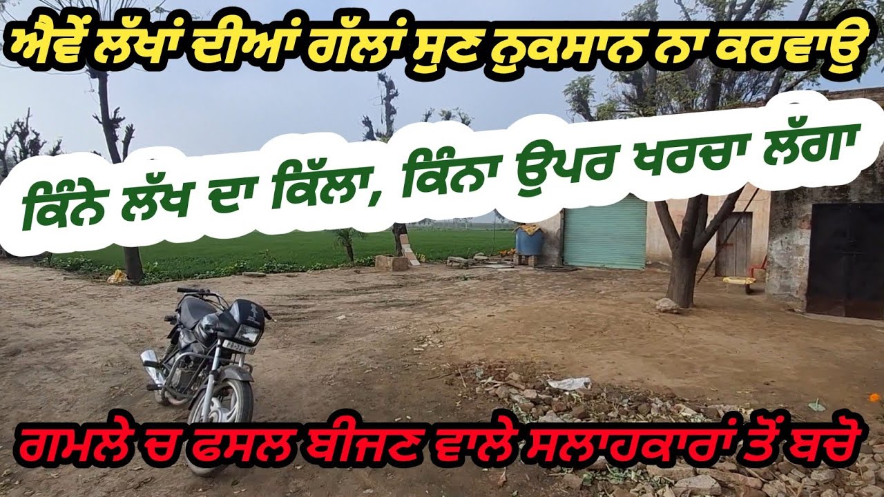 ਕਿੰਨੇ ਲੱਖ ਦਾ ਕਿੱਲਾ, ਕਿੰਨਾ ਖਰਚਾ ਆਇਆ ਪੂਰਾ ਹਿਸਾਬ-ਕਿਤਾਬ ਮਟਰਾਂ ਦਾ//ਕੁੱਲ ਮਿਲਾਕੇ ਘਾਟੇ ਦਾ ਸੌਦਾ ਨੀ।