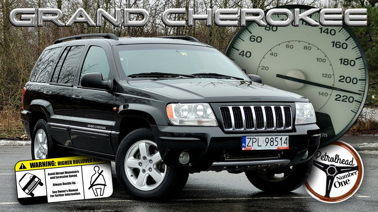 2004 Jeep Grand Cherokee 4.7 V8 H.O. (258 KM) | V-MAX, 0-100, 100-200 km/h, AUTOBAHN, Test. | 4K