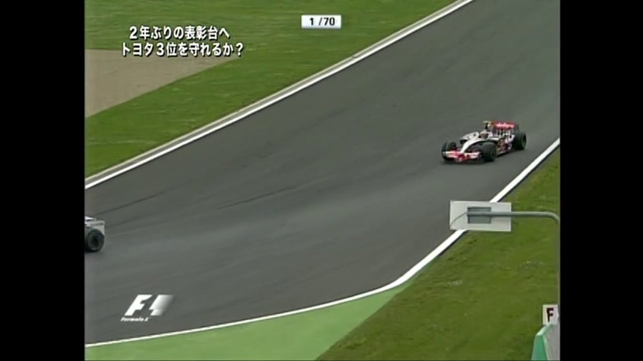 トゥルーリ vs コバライネンのバトル　2008年 F1 第8戦 フランスGP