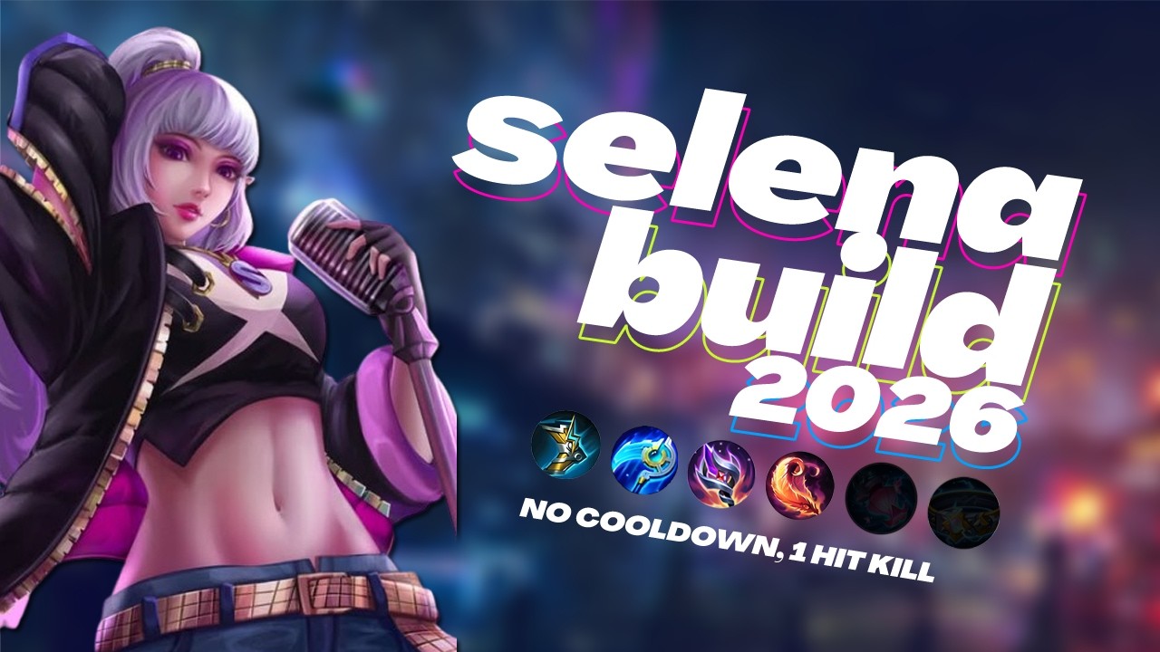 jangan ditiru jika ingin kalah ya, build selena 2026 no cooldown 1 hit
