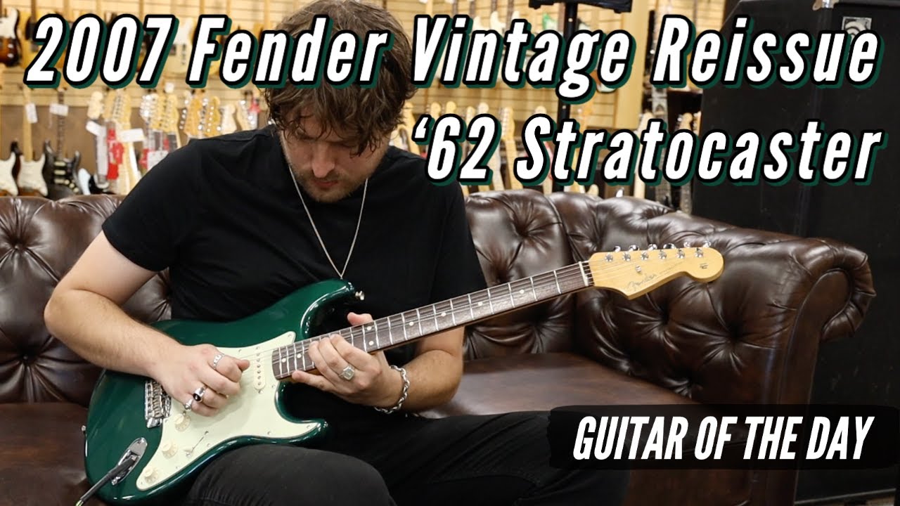 Guitar of the Day: 2007 Fender Vintage Reissue 1962 Stratocaster Sherwood Green