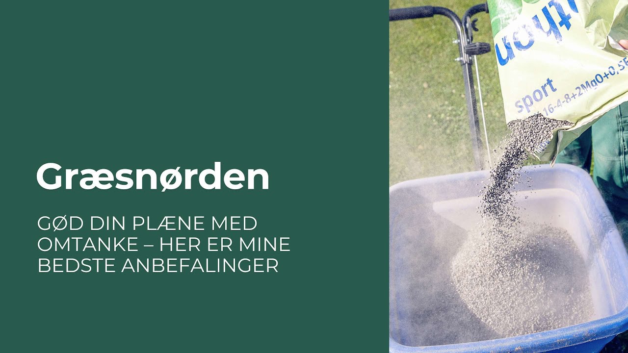 Professionelle plænegødninger