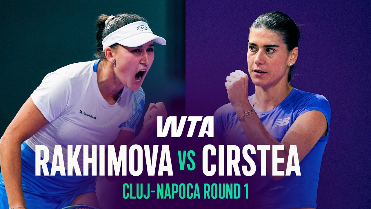 Kamilla Rakhimova vs. Sorana Cirstea | 2026 Cluj-Napoca Round 1 | WTA Match Highlights