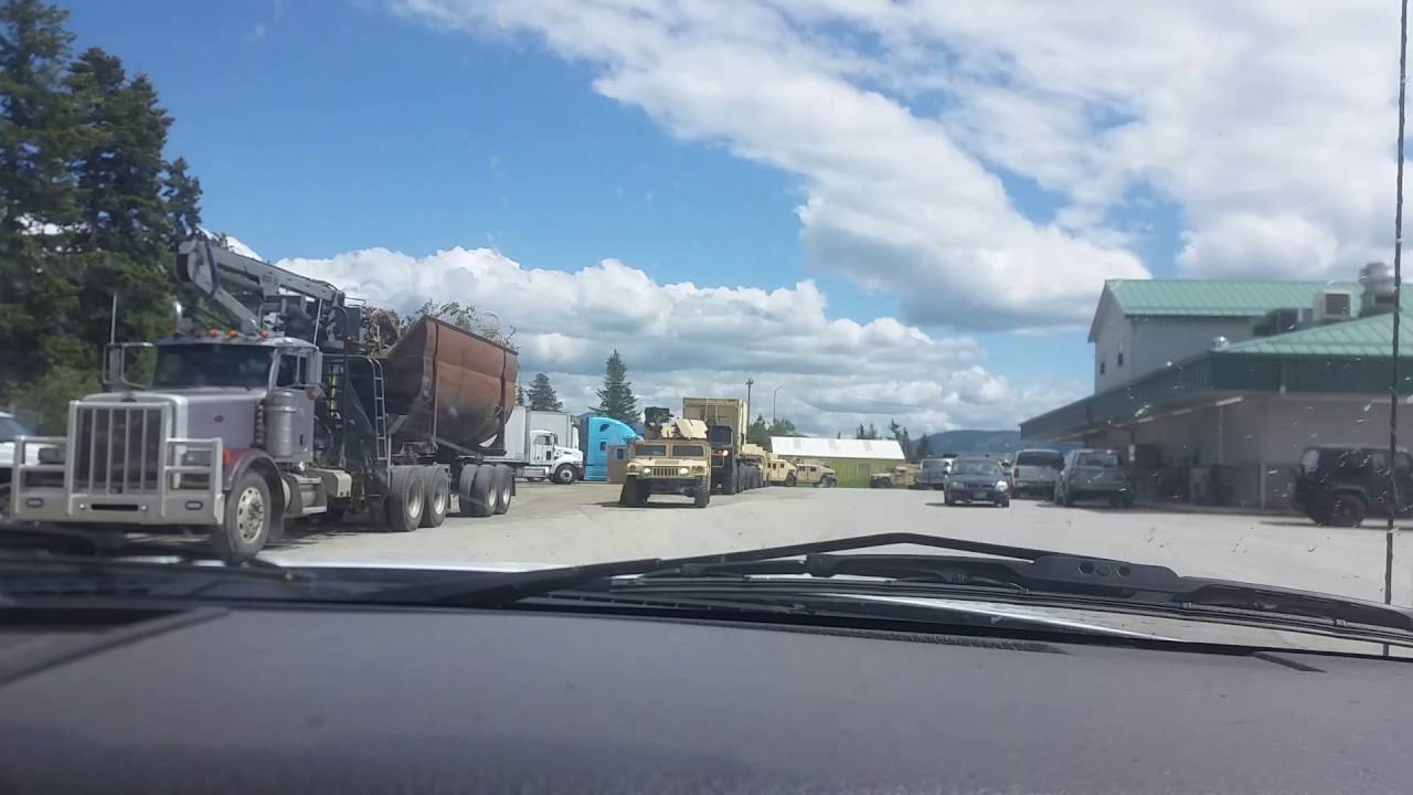 National guard convoy