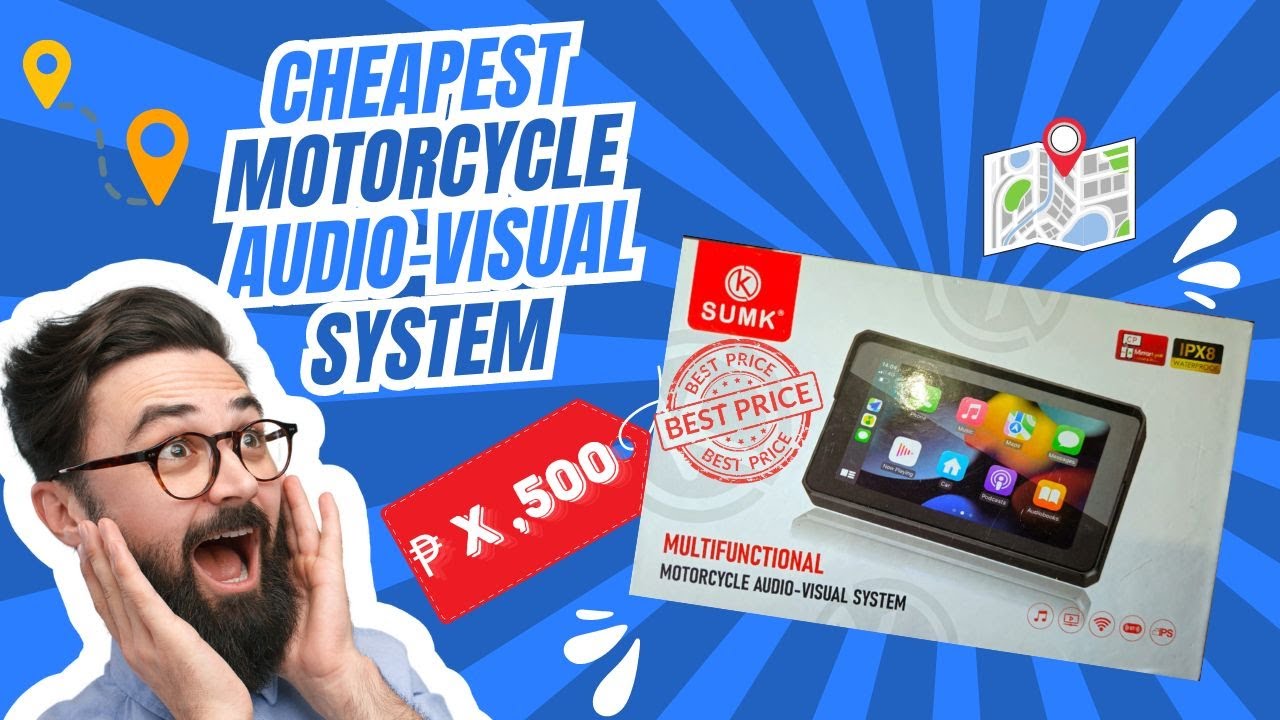 The Cheapest and Absolutely Worth It MOTORCYCLE AUDIO-VISUAL SYSTEM | AIO