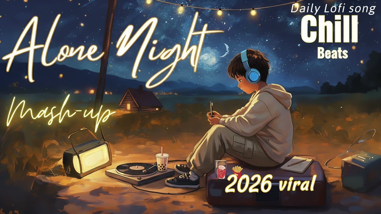 Alone Night — Chill Beats Mash-up 💔 2026 viral trending #tu #lofi 