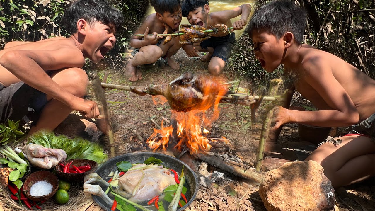 Wow -  The wild chickens were stolen and sold as delicious food, but the owner chased them awa