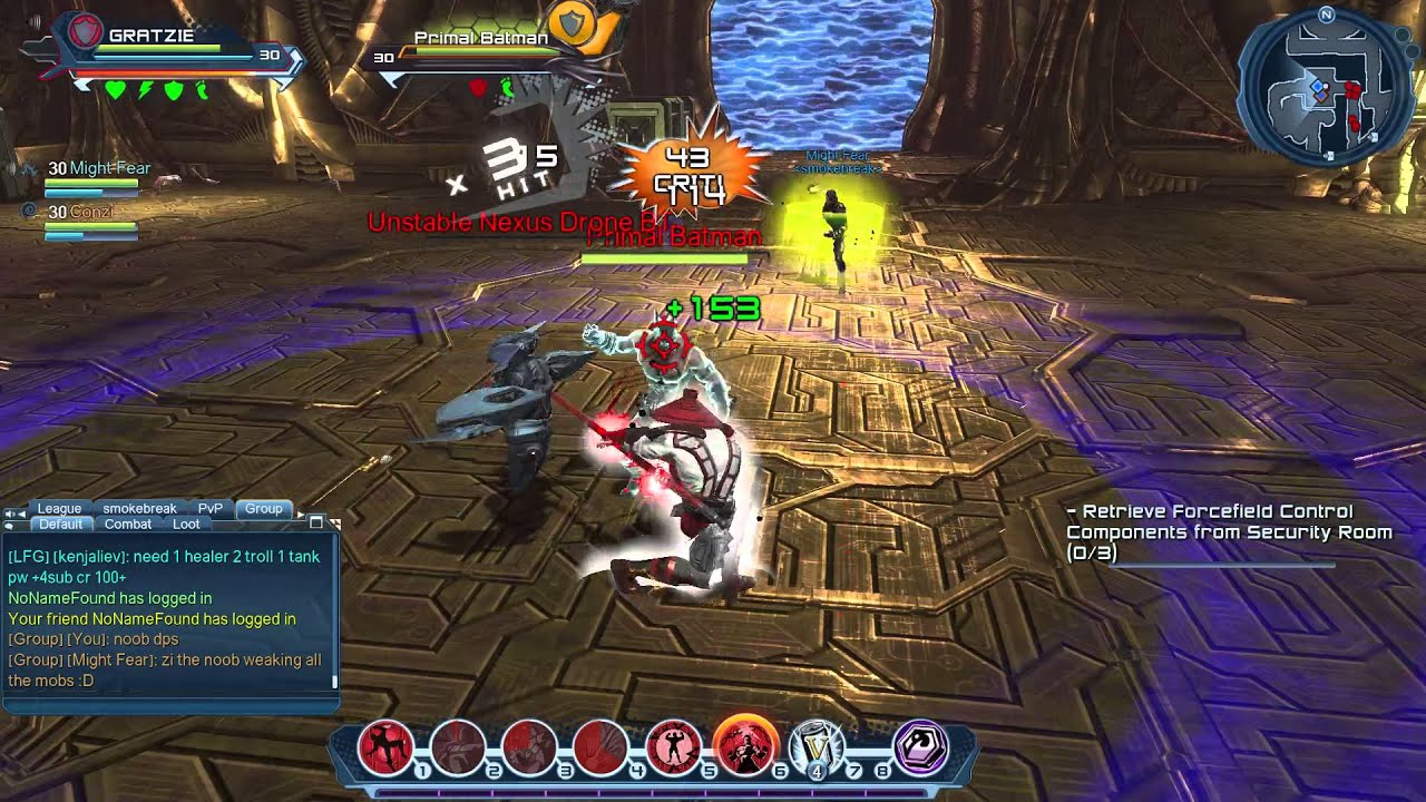 DCUO - Nexus of Reality - Rage Tank - 3 men - smokebreak