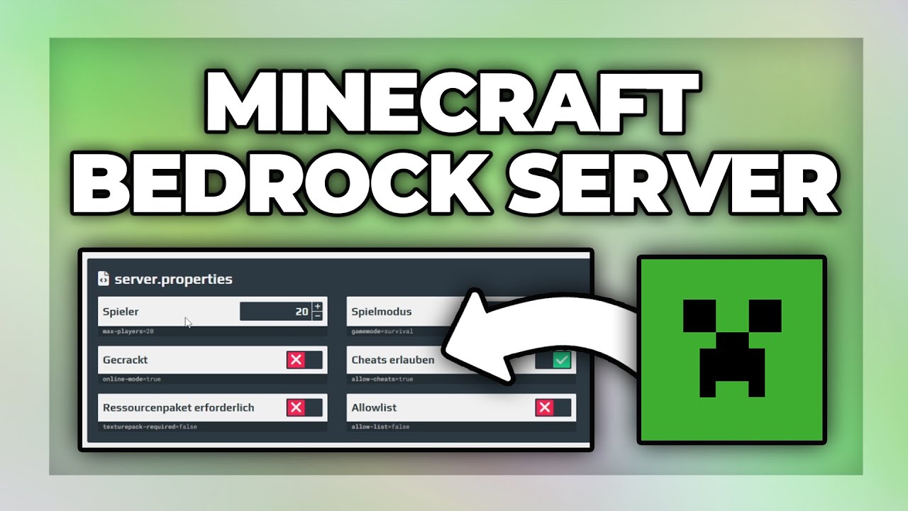 Minecraft Bedrock Server erstellen & kostenlos mit Freunden spielen - Tutorial