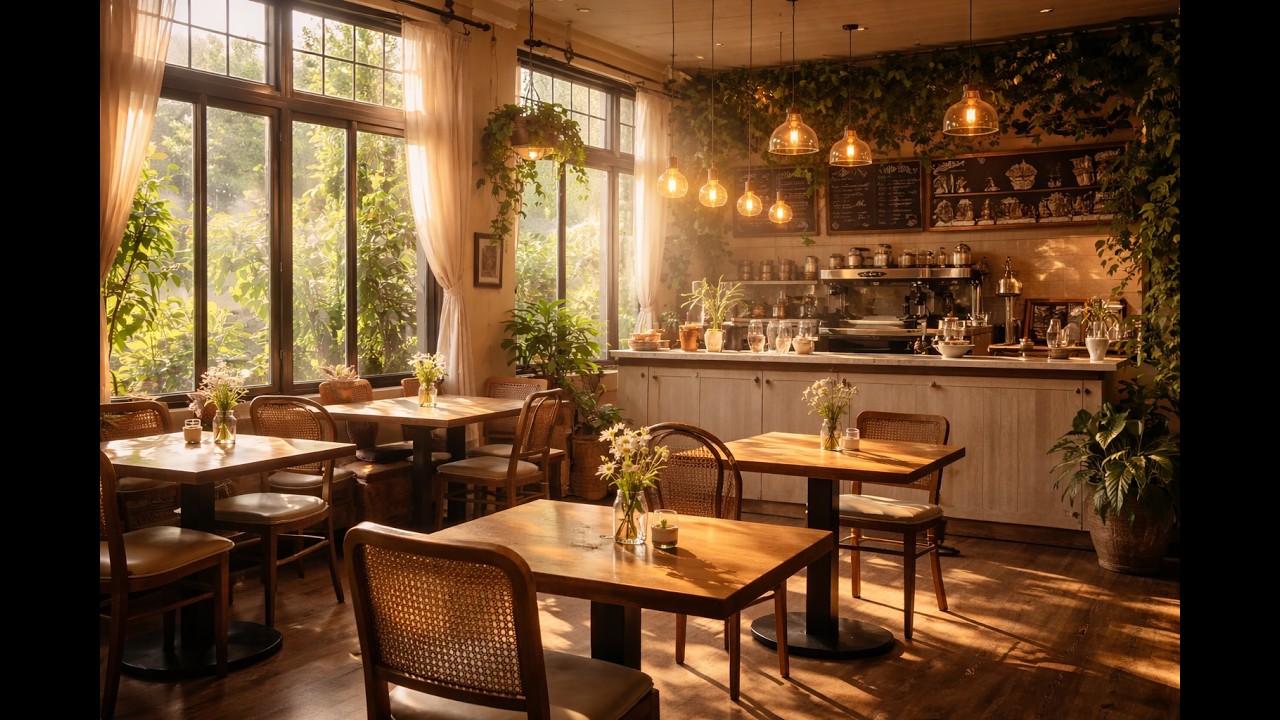Sound Café | Bright Morning Mood Playlist | Fresh & Happy Instrumental