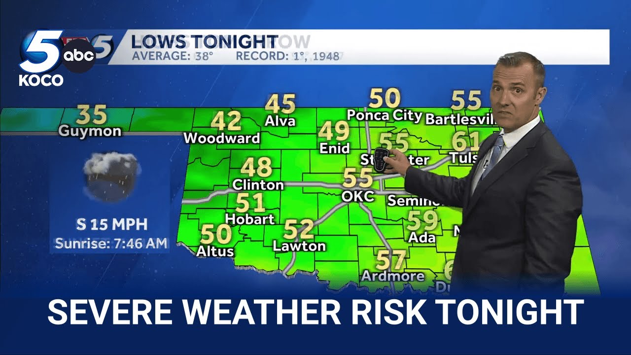 TIMELINE: Oklahoma severe storm threat upgraded amid tornado risk on Tuesday