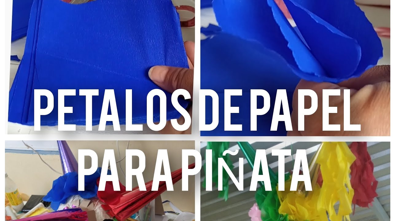 como cortar papel para piñata#facil#2024 #Mexico#navidad #fiesta#tutorial#viral#posadas#crepé#