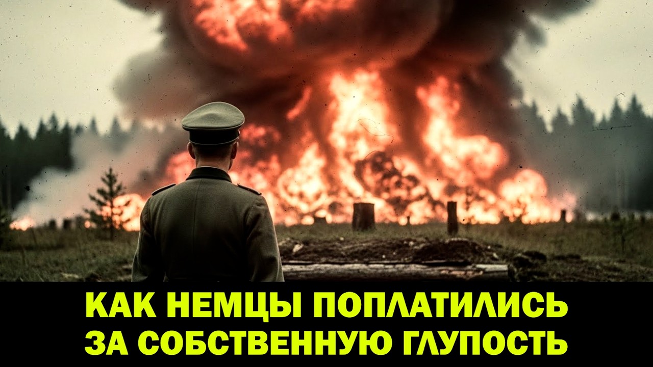 Немецкие офицеры, из за собственной глупости, привели в исполнение свой собственный приговор