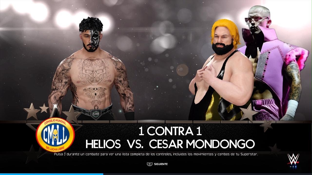 Helios vs ceasar mondongo ||CMLL Universe mode