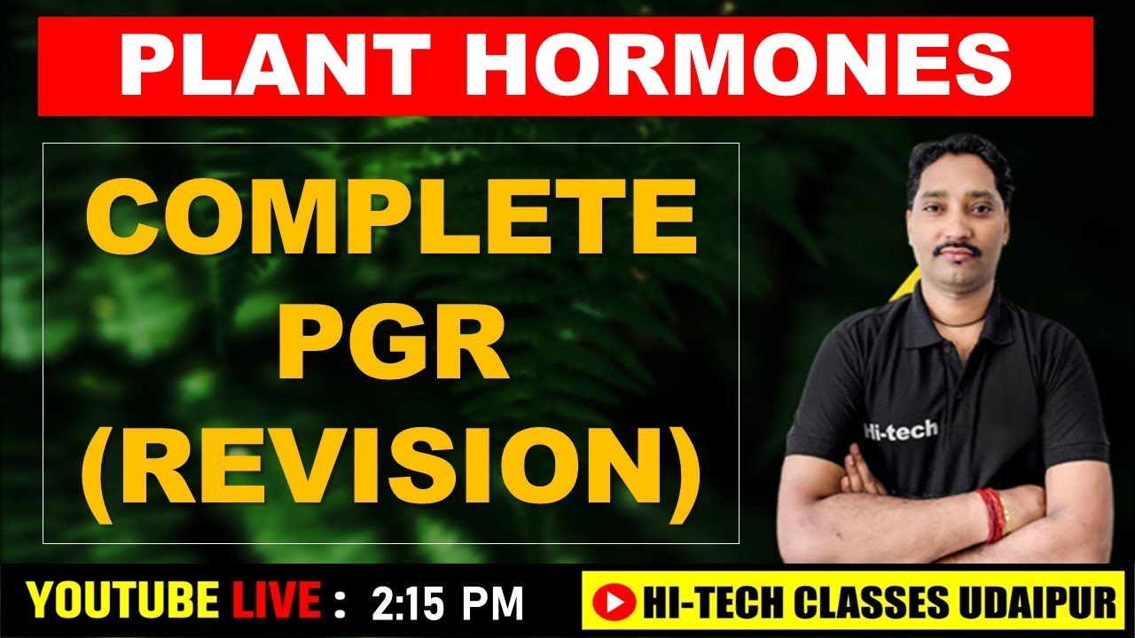 Complete PGR #Plant Hormones (Part - 1) || Revision Class|| All Agriculture Exam || 🔴 Live Class