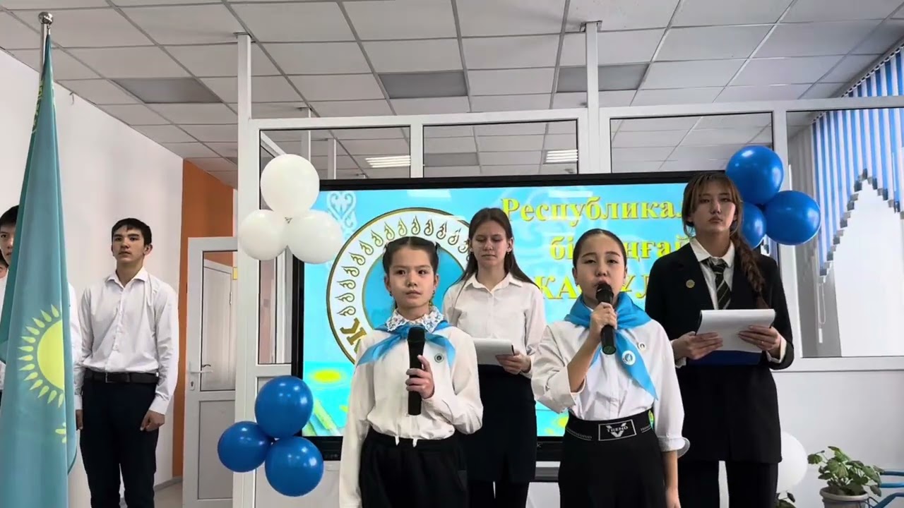 Жас Ұлан әнұраны. Айболқызы Айсара. Айболқызы Күнсара. Павлодар облысы, Май ауданы, Е.Мұқашев ОМ