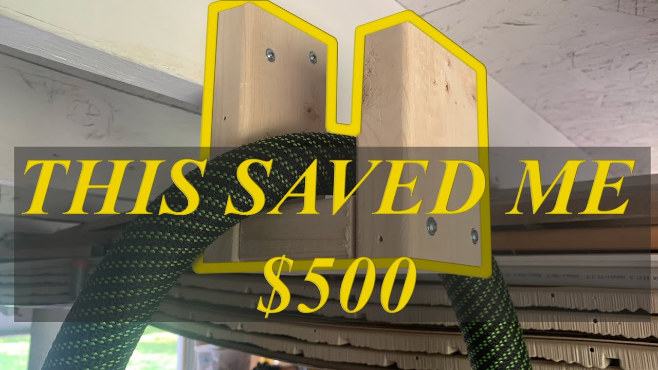 DIY Shop Vac Hose Holder // Boom Arm Replacement??