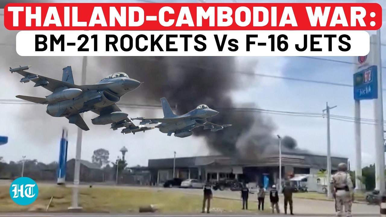 Thailand-Cambodia War: BM-21 Long-Range Rockets, F-16 Fighter Jets Used As Border Fight Intensifies