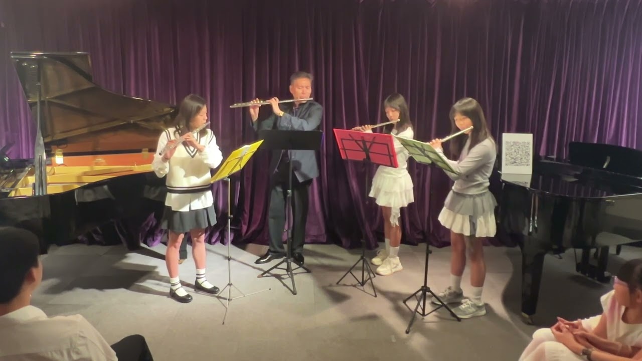 Medley from 'Princess Mononoke' もののけ姫メドレー (flute quartet)
