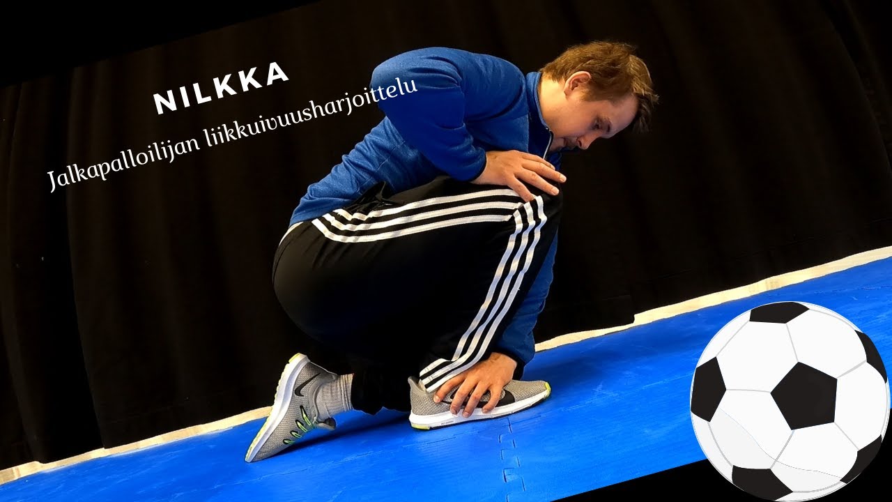 Jalkapalloilijan nilkan liikkuvuusharjoittelu