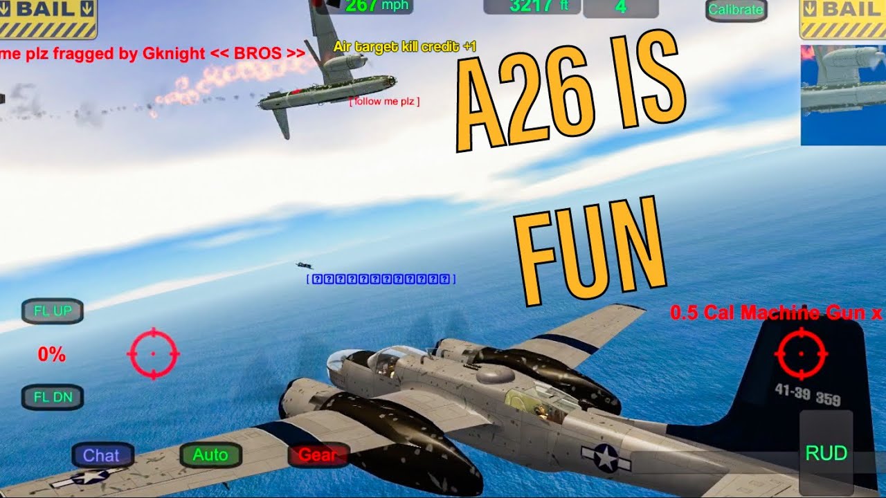 Gunship Sequel WW2 Dogfighting with A26 BOMBER! Wings of Duty