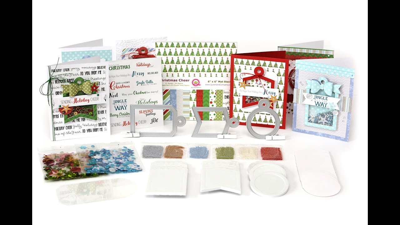 Queen & Co Holiday Shaker Tag Kit