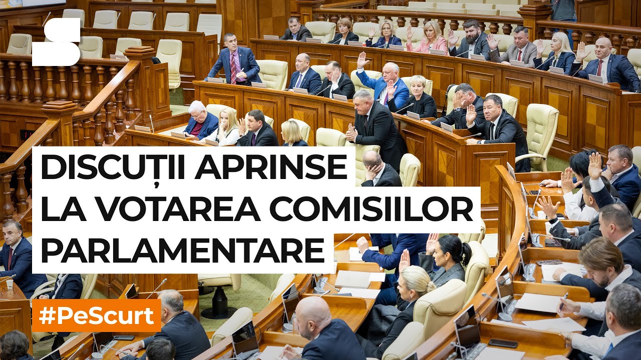 Discuții aprinse în Legislativ la votarea comisiilor parlamentare