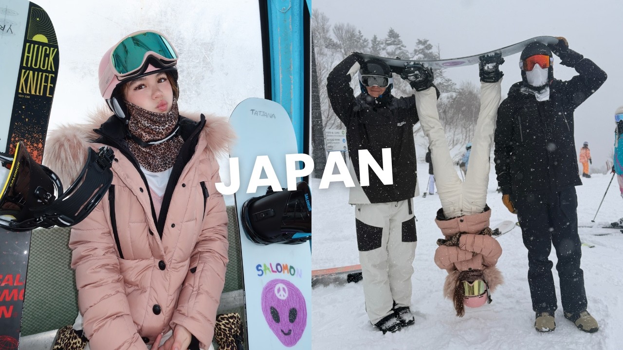 We went snowboarding in Japan… and ate EVERYTHING
