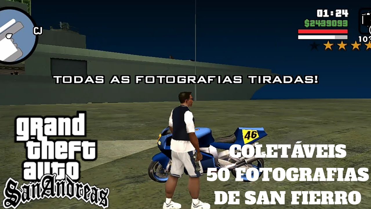GTA San Andreas Coletáveis de San Fierro 50 FOTOGRAFIAS!!