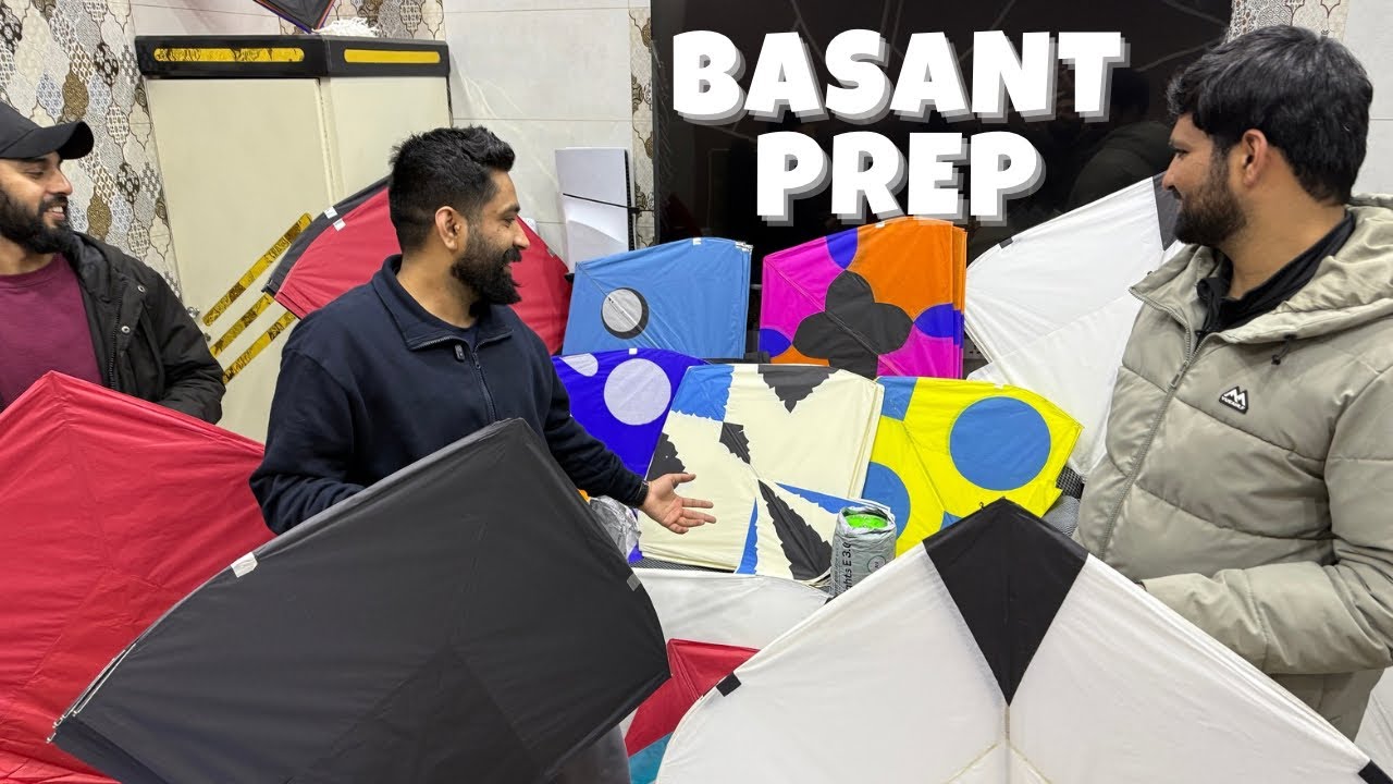 Basant Ki Tiyari | Guddon Ki Shopping at Mochi Gate Lahore | Basant Vlog