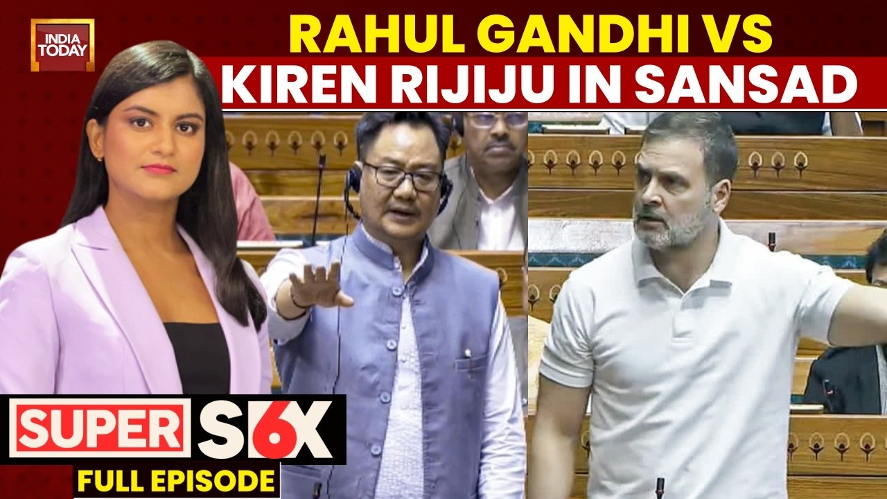 Rahul Gandhi Demands HM Amit Shah's Resignation Over Police Brutality In Student Protest | Super Six