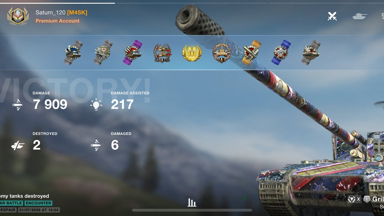 Nearly 8k damage in the grille