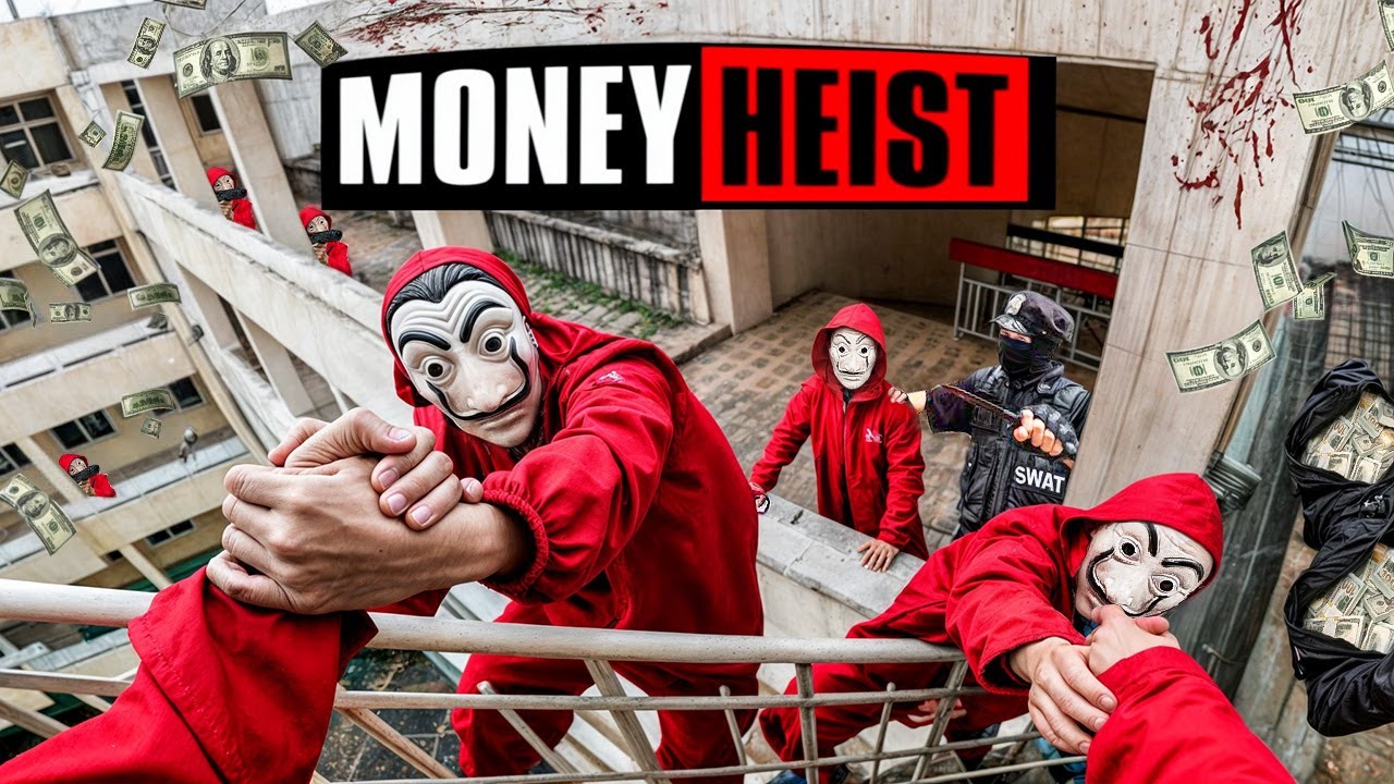 PARKOUR VS MONEY HEIST! 6 | No ESCAPE for POLICE from BAD GUYS chase (BELLA CIAO REMIX) | Epic POV