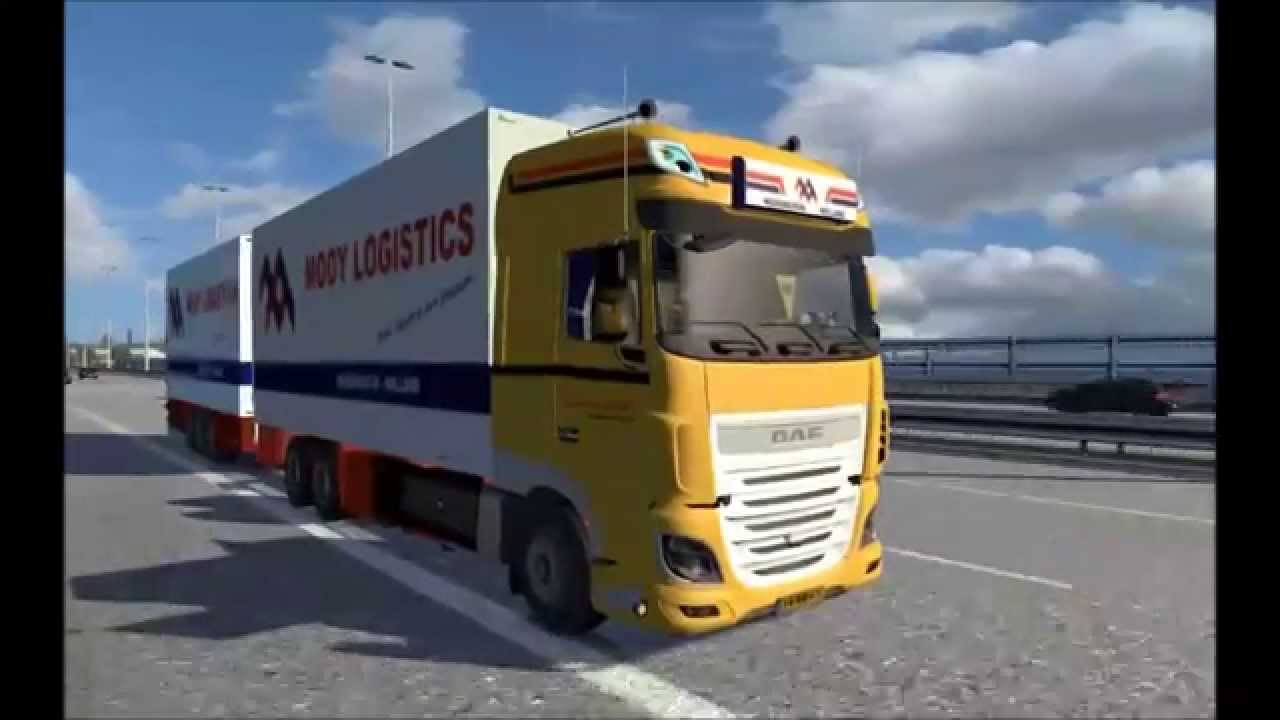 Mooy Logistics Daf XF combo (Euro Truck Simulator 2)