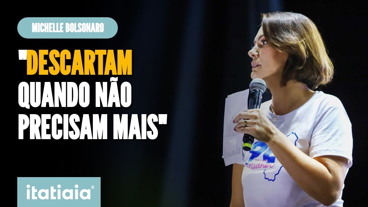 MICHELLE BOLSONARO ACUSA GOVERNO LULA DE TRATAR MULHERES COMO 'PRODUTO'