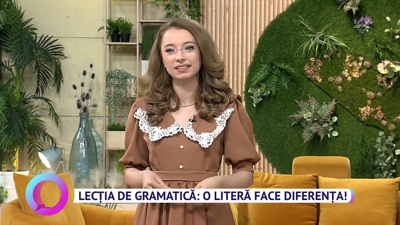 Lecția de gramatică: o literă face diferența