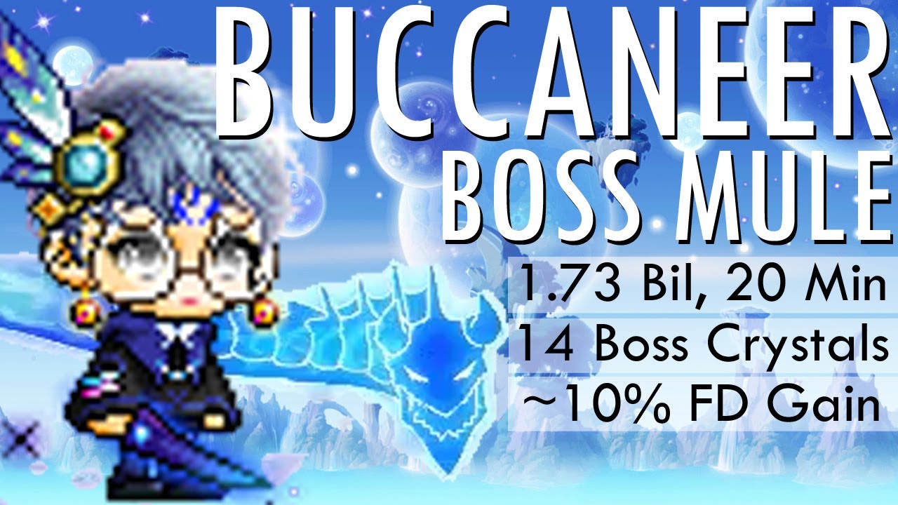 Maplestory Buccaneer Boss Mule 1.73 BIL in 20 Minutes Post 14 Boss Crystals Weekly and Price Changes